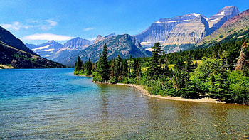 Cosley Lake, Montana HD wallpaper