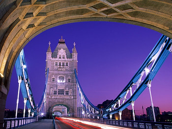 Landscape, Cities, Bridges, Night, Architecture HD wallpaper