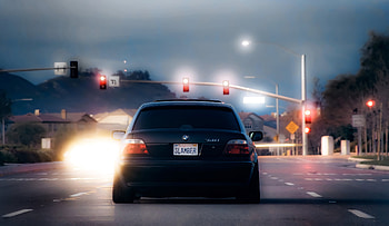 Black Bmw 740, bmw, cars HD wallpaper