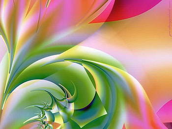 romantic color, pink, color, 3d, fantasy, green, other, funny HD wallpaper