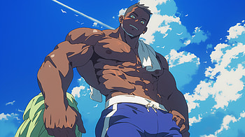 Bold Black Anime Hero - Stunning, black anime, Anime HD wallpaper