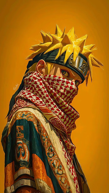 Naruto Uzumaki Vibes: Bold Orange Anime , Anime, Orange Anime, Naruto, Naruto Uzumaki HD phone wallpaper