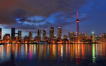 Toronto Skyline, Stunning , Toronto skyline, Cityscape HD wallpaper