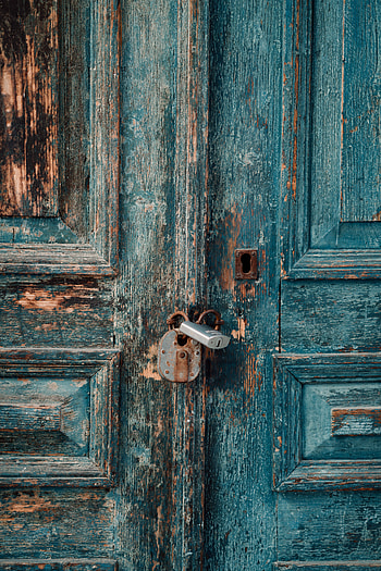 Lock, Miscellanea, Miscellaneous, Wood, Wooden, Old, Door, Abandoned HD phone wallpaper