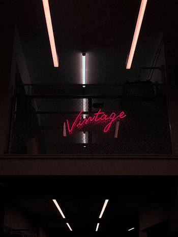 Words, Vintage, Neon, Backlight, Illumination, Inscription HD phone wallpaper