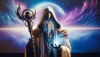 Cosmic Wizard Ultra, wizard, fantasy, magic, space, cloak, space fantasy HD wallpaper