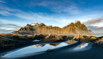Vestrahorn Majesty: Stunning Mountain Nature, mountain, nature, Vestrahorn HD wallpaper
