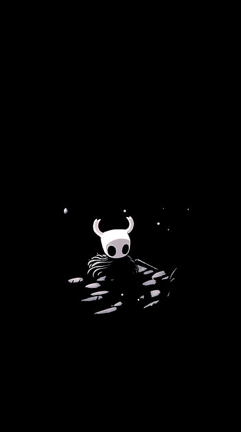 Hollow Knight Noir — Minimal Black & White ( & Android), video game, Hollow Knight, black, Black & White HD phone wallpaper