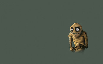 Bandages, Vector, Minimalism, Monster, Mummy HD wallpaper