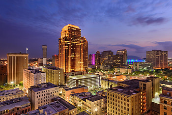 New Orleans skyline, Background checks, Health Street's report, Vibrant city life HD wallpaper
