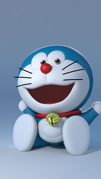 Cute Doraemon, Smiling HD phone wallpaper