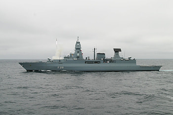 German frigate Sachsen, frigate, sea, ship, german, warship, navy, war, sachsen, germany HD wallpaper