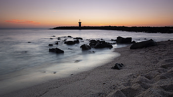 Nature, Sea, Rocks, Coast, Lighthouse HD wallpaper