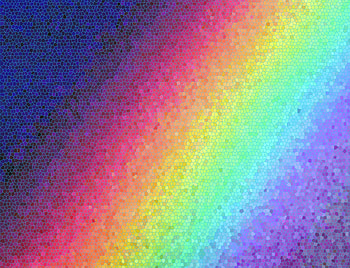 Rainbow, mosaic, texture HD wallpaper