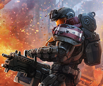 Halo: Reach gaming, display, Immersive artstyle, Breathtaking landscapes HD wallpaper