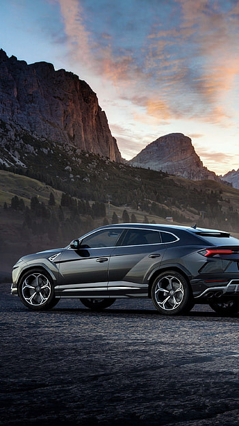 Lamborghini Urus, Black, Car HD phone wallpaper