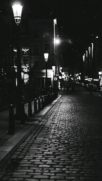 Black Aesthetic, Black Road HD phone wallpaper