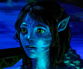 Kiri from Avatar the way of water, movie, Avatar: The Way of Water HD wallpaper