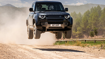 Land Rover Defender 90 V8 Carpathian Edition, Off-road Driving HD wallpaper