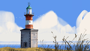 Art, Architecture, Building, Lighthouse HD wallpaper