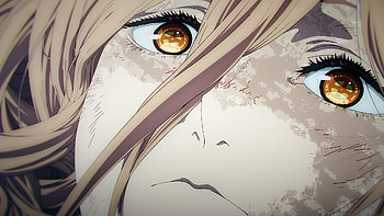 Chainsaw Man Anime – Intense Close-Up Portrait, Chainsaw Man, Anime HD wallpaper