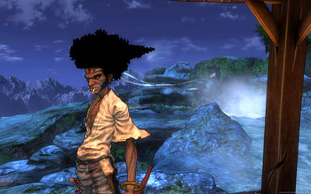 Afro Samurai, hairs, sword, samurai HD wallpaper