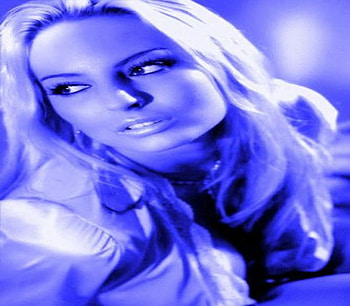 blue, thinking, women, beauty HD wallpaper