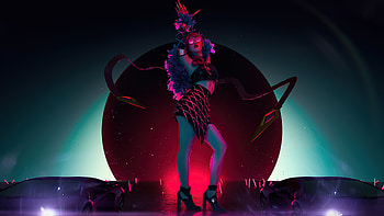Evelynn Kda Cosplay graphy , kda, league-of-legends, games, deviantart, cosplay HD wallpaper