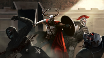 Spartan, warrior, art HD wallpaper