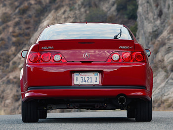 Auto, Nature, Acura, Cars, Asphalt, Style, Rsx, Akura, Red Back View, Red View From Behind HD wallpaper
