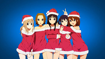 K-on Christmas HD wallpaper
