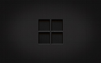 Microsoft carbon logo, , grunge art, carbon background, creative, Microsoft black logo, brands, Microsoft logo, Microsoft HD wallpaper