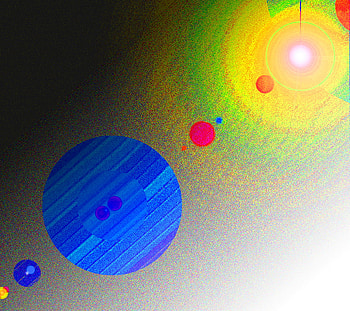 Lens Flare Abstract, lens, lights, colours, gradients, pattern HD wallpaper