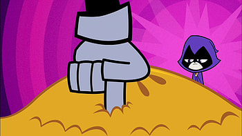 Beast Boy's finger in Raven's pie.jpg HD wallpaper