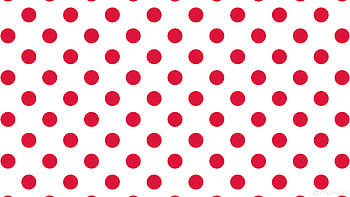 white polka red spots dots crimson HD wallpaper