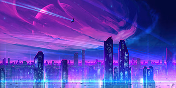 Cyberpunk, Neon Skylines HD wallpaper