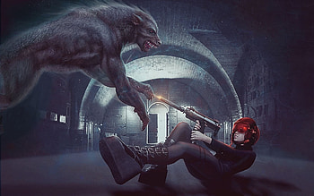 Werewolf , Artistic expressions, Visually captivating, Immersive HD wallpaper