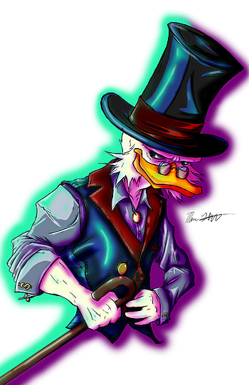 ArtStation, Scrooge McDuck HD phone wallpaper