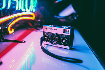 Shine, Light, Vintage, Neon, Retro, Technologies, Technology, Camera HD wallpaper
