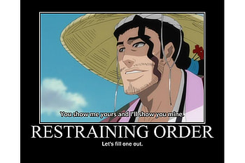 Odd request, captain, bleach, strange, anime, odd, shunsui HD wallpaper