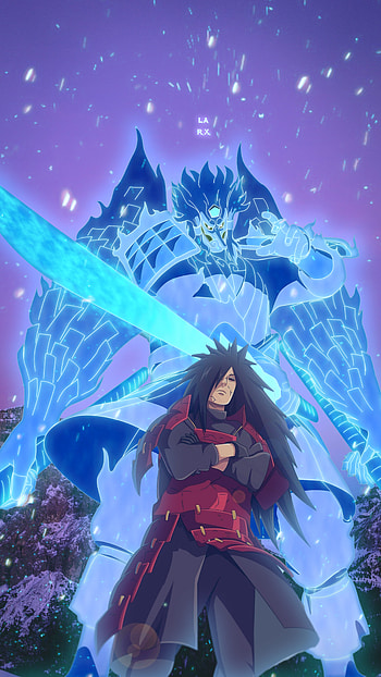 Madera Uchiha, naruto, madara, larx, susanoo, anime HD phone wallpaper