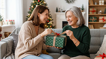 — Heartwarming Gift Giving, Christmas, Living Room HD wallpaper