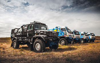 Kamaz Multi-Class Team Dakar, Rally Raid HD wallpaper