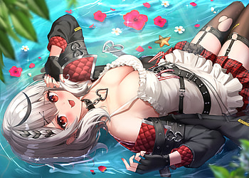 Hololive-Sakamata-Chloe, Chloe, Sakamata, Hololive, Anime HD wallpaper