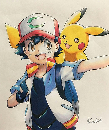Ash x Pikachu. Pokémon. Pikachu drawing, Cute pokemon , Pikachu art, Ash Ketchum and Pikachu HD phone wallpaper