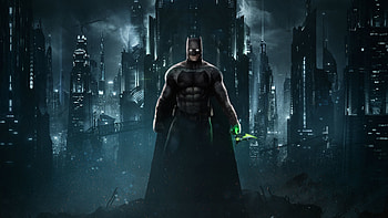 Batman, dark, superhero, game, Injustice 2 HD wallpaper