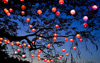 Chinese New Year, Lanterns HD wallpaper