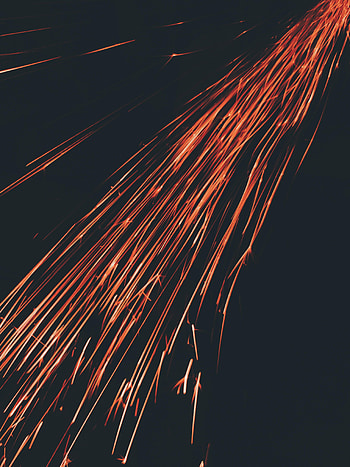 Dark, Sparks, Long Exposure HD phone wallpaper