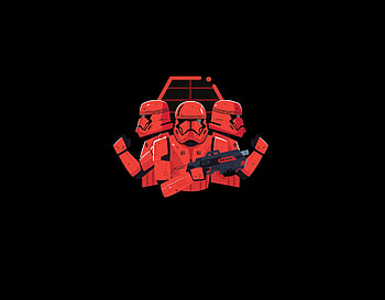 Star Wars, stormtrooper, minimal art HD wallpaper