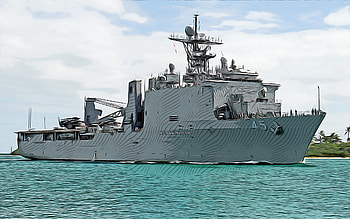 USS Comstock, , vector art, LSD-45, dock landing ships, United States Navy, US army, abstract ships, battleship, US Navy, Whidbey Island-class, USS Comstock LSD-45 HD wallpaper